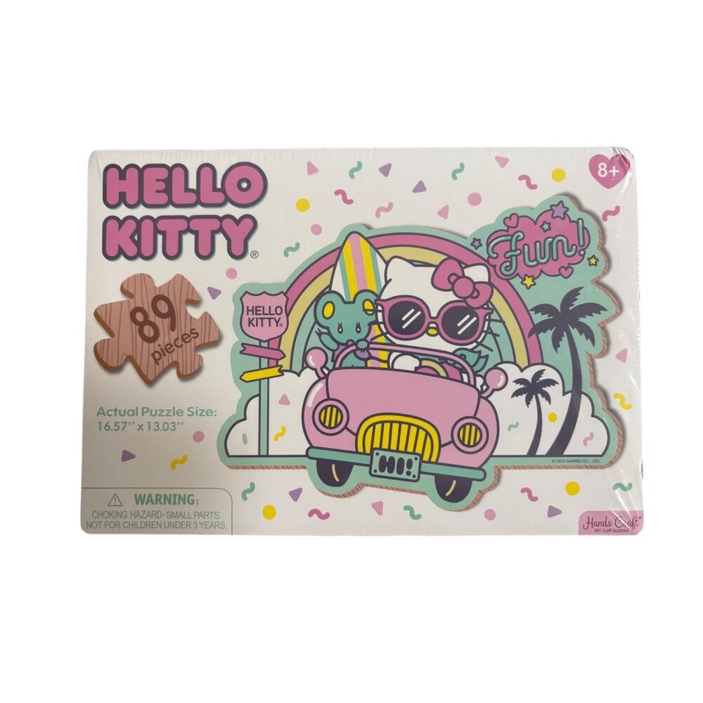 Hello kitty Sanrio Characters Kawaii Wooden Jigsaw Puzzle